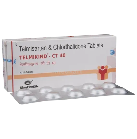 telmikind ct 40/12.5mg tablet 10's